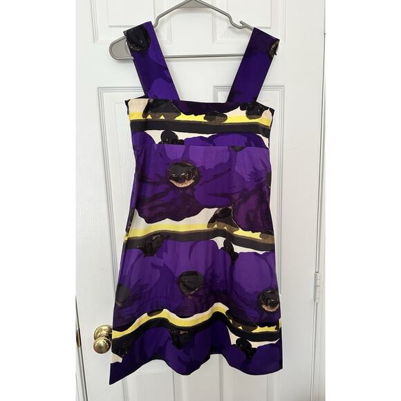 Authentic Women's Marni Cotton Floral Dress Size Eur 38 (size Medium) - Picture 4 of 10